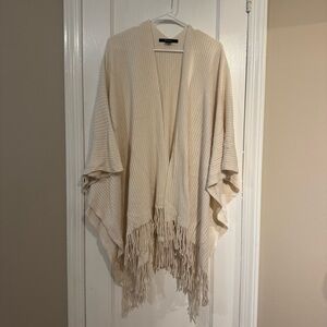 Cejon Cream Textured Knit Cardigan Wrap